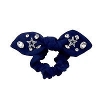 Brianna Cannon Dallas Cowboys Logo Bow Scrunchie