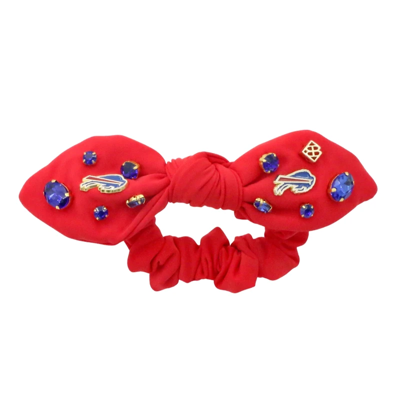 Brianna Cannon Buffalo Bills Logo Bow Scrunchie