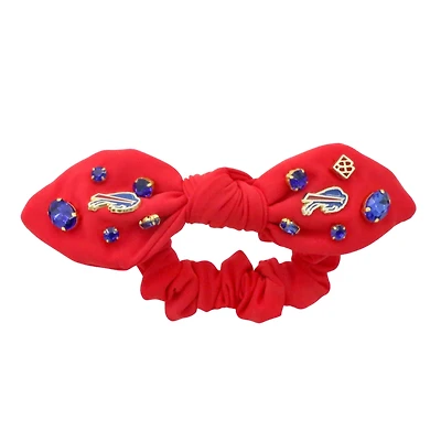 Brianna Cannon  Buffalo Bills Logo Bow Scrunchie