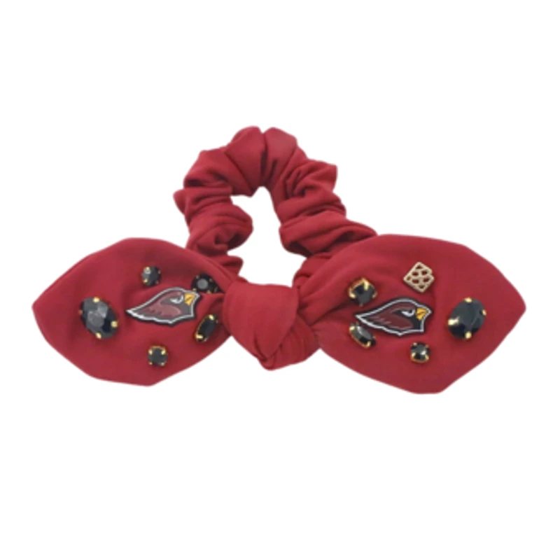 Brianna Cannon  Arizona Cardinals Logo Bow Scrunchie