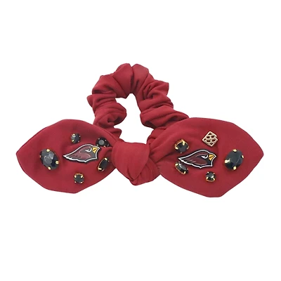 Brianna Cannon  Arizona Cardinals Logo Bow Scrunchie