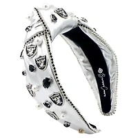Brianna Cannon Las Vegas Raiders Logo Headband