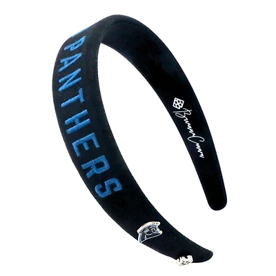 Brianna Cannon Carolina Panthers Thin Embroidered Headband
