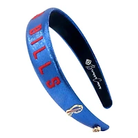 Brianna Cannon Buffalo Bills Thin Embroidered Headband