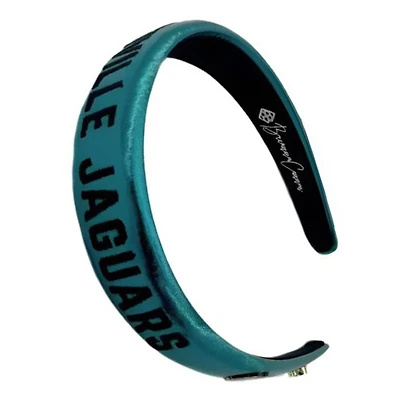 Brianna Cannon Jacksonville Jaguars Thin Embroidered Headband