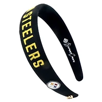 Brianna Cannon Pittsburgh Steelers Thin Embroidered Headband