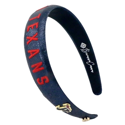 Brianna Cannon Houston Texans Thin Embroidered Headband