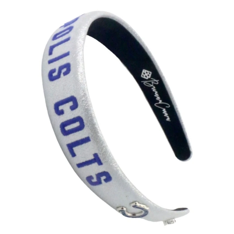 Brianna Cannon Indianapolis Colts Thin Embroidered Headband