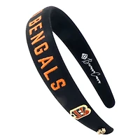 Brianna Cannon Cincinnati Bengals Thin Embroidered Headband