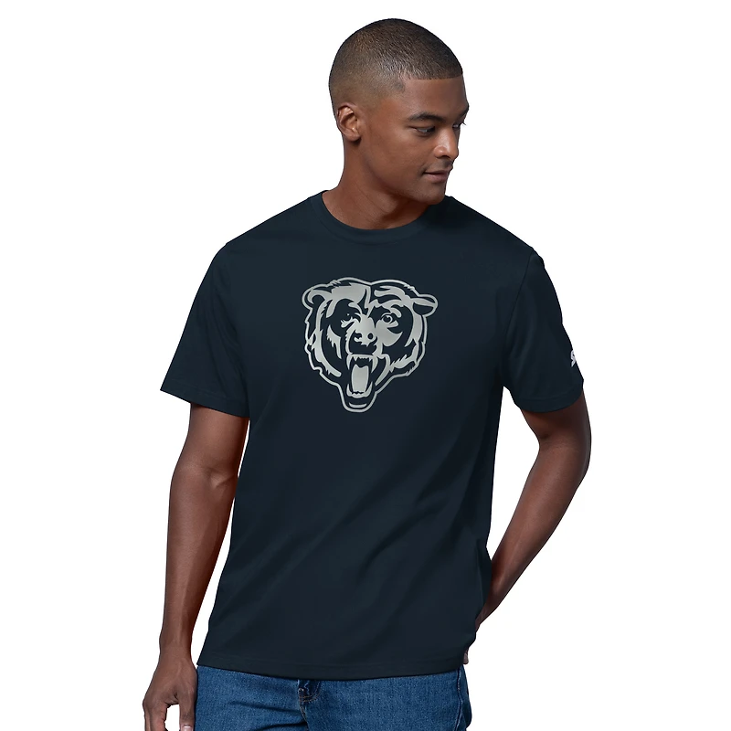 Men's Starter Navy Chicago Bears Thursday Night Gridiron T-Shirt
