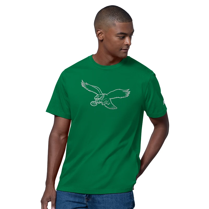 Men's Starter Kelly Green Philadelphia Eagles Thursday Night Gridiron T-Shirt