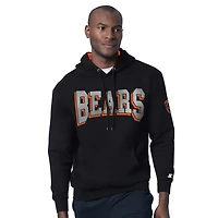 Men's Starter Black Chicago Bears Thursday Night Gridiron Hoodie