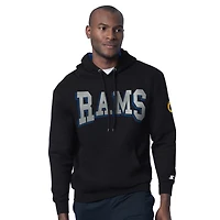 Men's Starter Black Los Angeles Rams Thursday Night Gridiron Hoodie