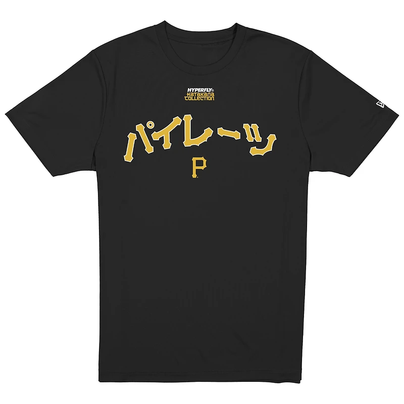 Men's New Era x Hyperfly Black Pittsburgh Pirates T-Shirt