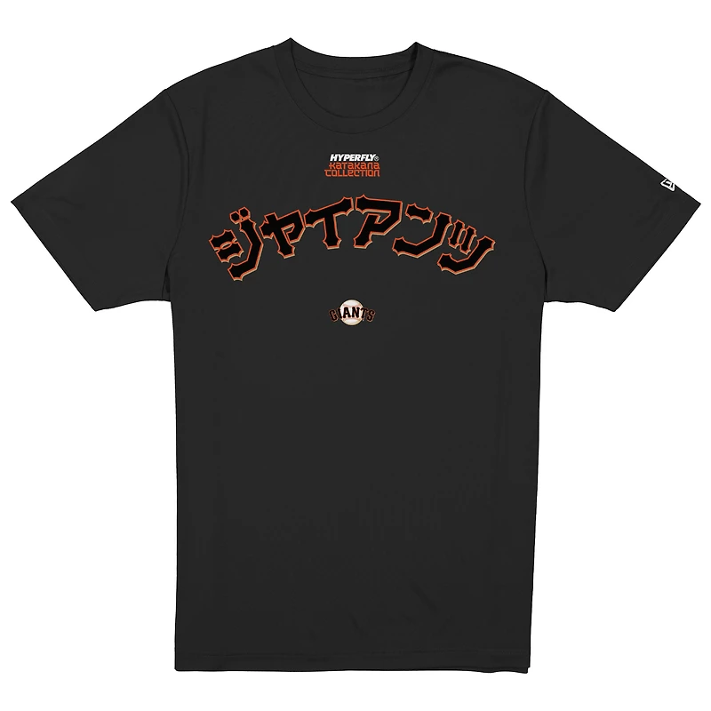 Men's New Era x Hyperfly Black San Francisco Giants T-Shirt