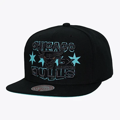 Men's Mitchell & Ness  Black Chicago Bulls Blamma OG Snapback Hat