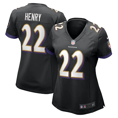 Women's Nike Derrick Henry Black Baltimore Ravens Alternate Game Jersey