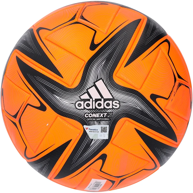 2024 MLS All-Star Game Event-Used Orange adidas Soccer Ball from Skills Challenge on July 23, 2024