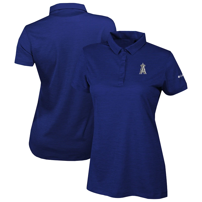 Women's Columbia Navy Los Angeles Angels Omni-Wick Set II Polo