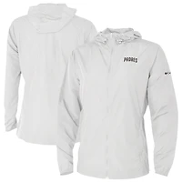 Women's Columbia White San Diego Padres The Prodigy Full-Zip Windbreaker