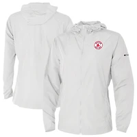 Women's Columbia White Boston Red Sox The Prodigy Full-Zip Windbreaker