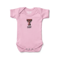 Infant Chad & Jake Texas Tech Red Raiders Logo Personalized Bodysuit