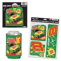 WinCraft Dale Earnhardt Jr. Sun Drop Camaro Three-Piece Fan Pack