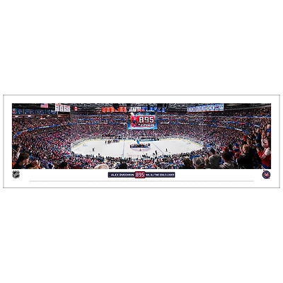 Alexander Ovechkin Washington Capitals NHL All-Time Leading Goal Scorer 40" x 13.5" Ceremony Panoramic Photograph