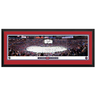 Alexander Ovechkin Washington Capitals NHL All-Time Leading Goal Scorer 44" x 18" 895 Deluxe Framed Panoramic Photograph