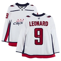 Ryan Leonard Washington Capitals Autographed White Fanatics Premium Jersey