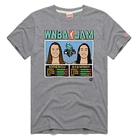 Unisex Homage Sabrina Ionescu & Breanna Stewart Gray New York Liberty WNBA Jam Tri-Blend T-Shirt