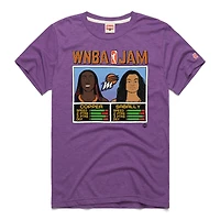 Unisex Homage Kahleah Copper & Satou Sabally Purple Phoenix Mercury WNBA Jam Tri-Blend T-Shirt