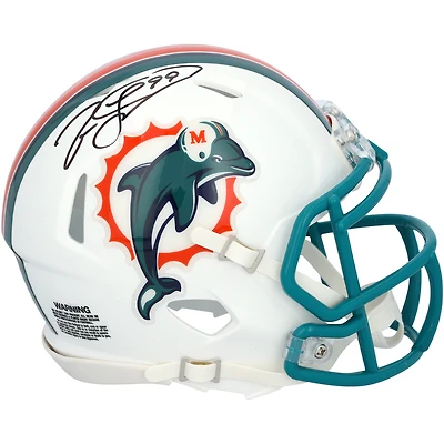 Jason Taylor Miami Dolphins Autographed Riddell 1997-2012 Throwback Speed Mini Helmet