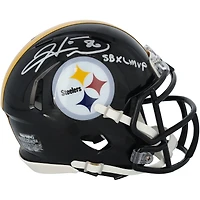 Hines Ward Pittsburgh Steelers Autographed Riddell Speed Mini Helmet with "SB XL MVP" Inscription