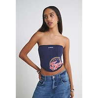 Women's  Navy Indiana Fever Fleece Corset