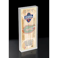 Highland Mint Florida Gators 2025 NCAA Men's Basketball National Champions 3D Ticket Acrylic Block Art
