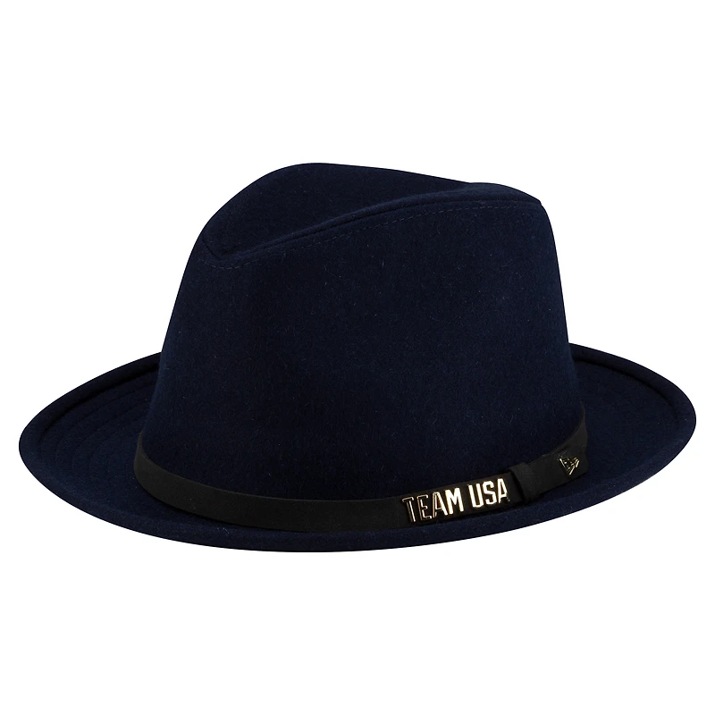 Men's New Era  Navy Team USA Badge Fedora