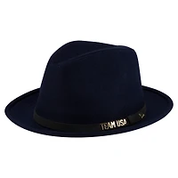 Men's New Era  Navy Team USA Badge Fedora