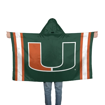 WinCraft Miami Hurricanes 3' x 5' Hoodie Flag