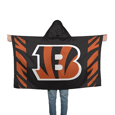 WinCraft Cincinnati Bengals 3' x 5' Hoodie Flag