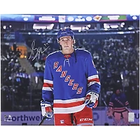 Gabe Perreault New York Rangers Autographed 16" x 20" NHL Debut Photograph