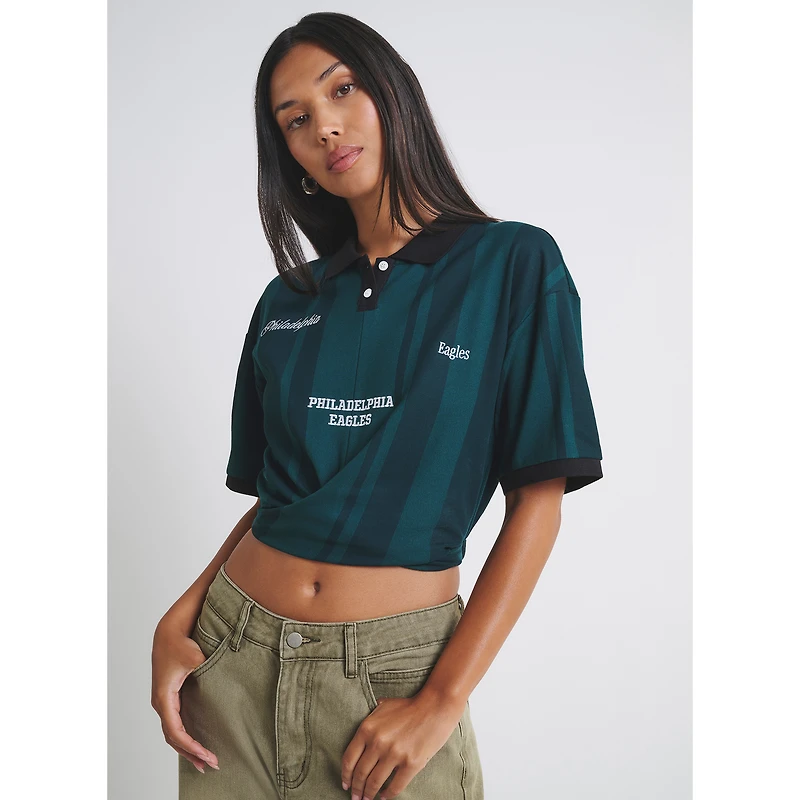 Women's  Midnight Green Philadelphia Eagles Rugby T-Shirt