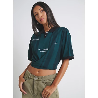 Women's  Midnight Green Philadelphia Eagles Rugby T-Shirt