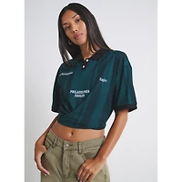 Women's  Midnight Green Philadelphia Eagles Rugby T-Shirt