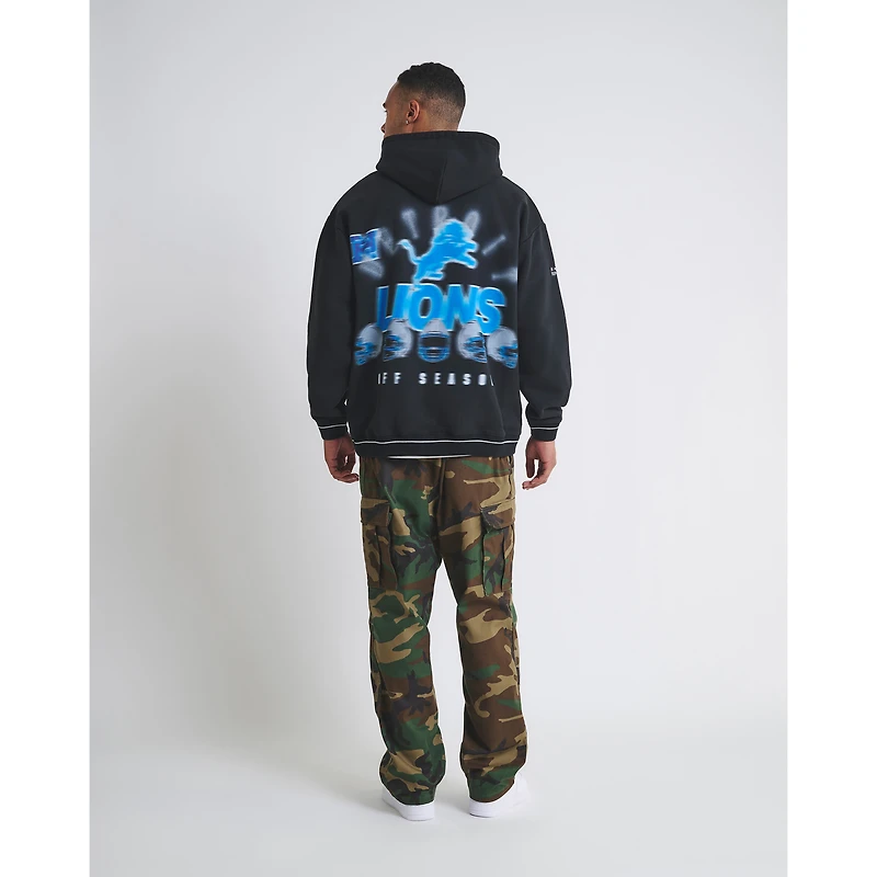 Unisex Black Detroit Lions Hoodie