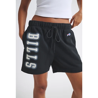 Unisex  Black Buffalo Bills Fleece Shorts