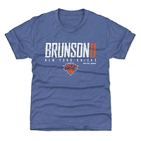Youth 500 Level Jalen Brunson Blue New York Knicks Elite T-Shirt
