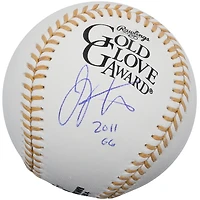 Joey Votto Cincinnati Reds Autographed Gold Glove Baseball with "2011 GG" Inscription