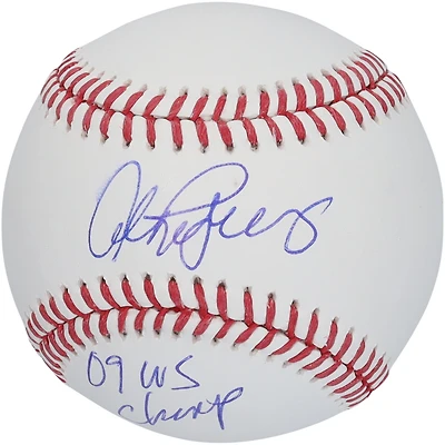 Alex Rodriguez New York Yankees Autographed Baseball with "09 WS Champ" Inscription