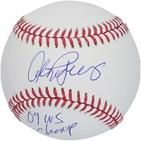 Alex Rodriguez New York Yankees Autographed Baseball with "09 WS Champ" Inscription